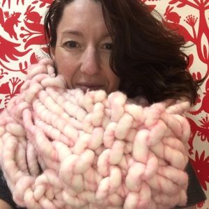 HandKnit Loopy Mango Cowl! Made my hand!!!